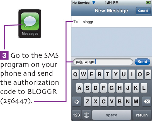 Set up SMS Blogging