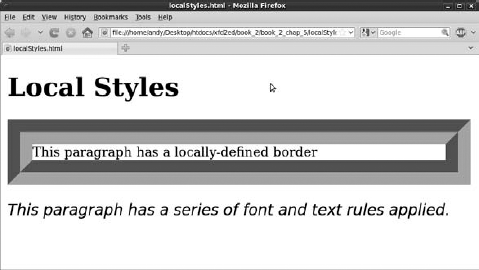 This page has styles, but they're defined in a new way.