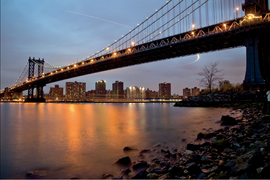 Manhattan and Williamsburg Bridges