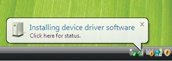 When plugging in a card reader for the first time, Windows might tell you it’s installing a new driver.