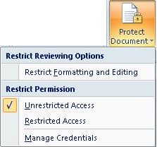 Understanding Document Protection Options