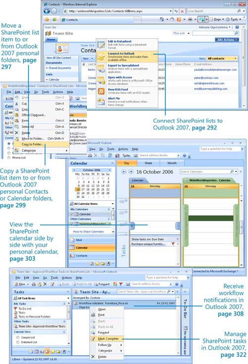 Using Windows SharePoint Services with Outlook 2007