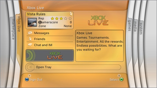 Use Xbox Live