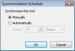 Setting the Synchronization Schedule