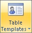 Creating a Table from a Template