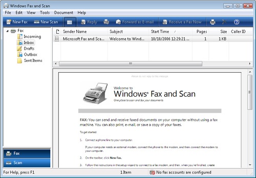 Faxing and Scanning Documents