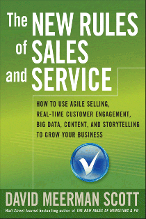 An excerpt from The New Rules of Sales and Service, the newest hit book by bestselling author David Meerman Scott, from John Wiley & Sons. The key points that are focused are “How to use agile selling,” “Real-time customer engagement,” “big data,” “content,” and “storytelling to grow your business.”