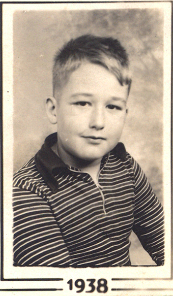 A photograph of Booker when he was nine years old.