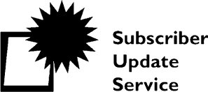 Figure depicting the icon of subscriber update service.
