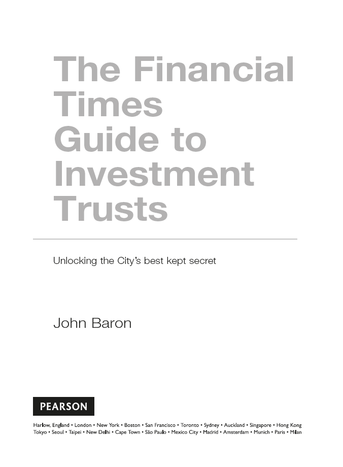 The Financial Times Guide to Investment Trusts