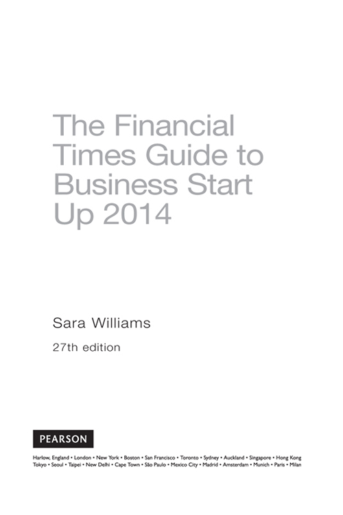 The Financial Times Guide to Business Start Up 2014