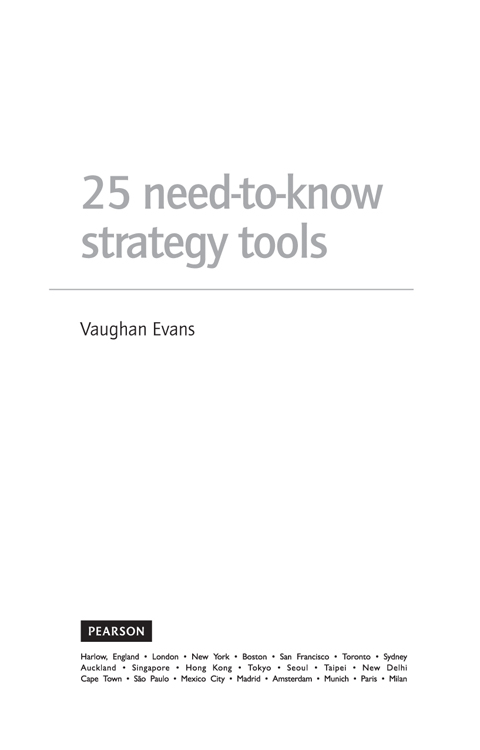 25 need-to-know strategy tools