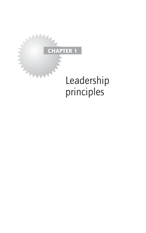 Leadership principles