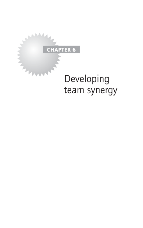 Developing team synergy