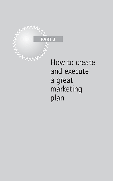 Part 3 How to create and execute a great marketing plan