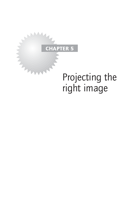 Chapter 5 Projecting the right image