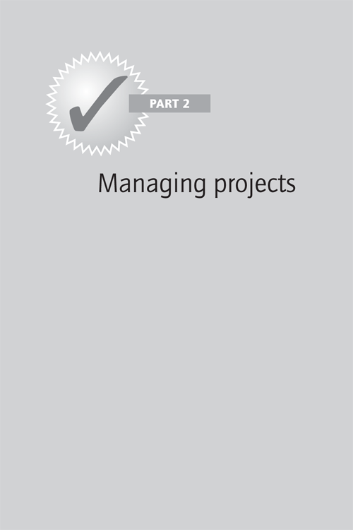 PART 2: Managing projects