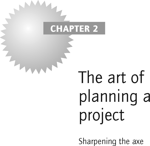 The art of planning a project