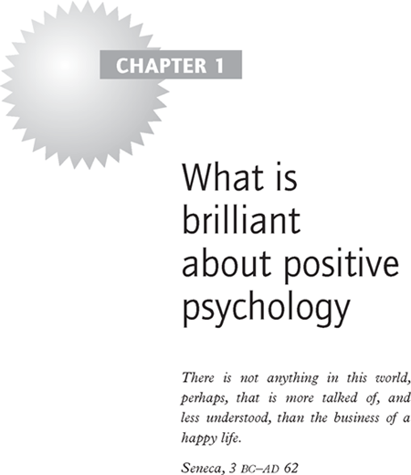What is brilliant about positive psychology