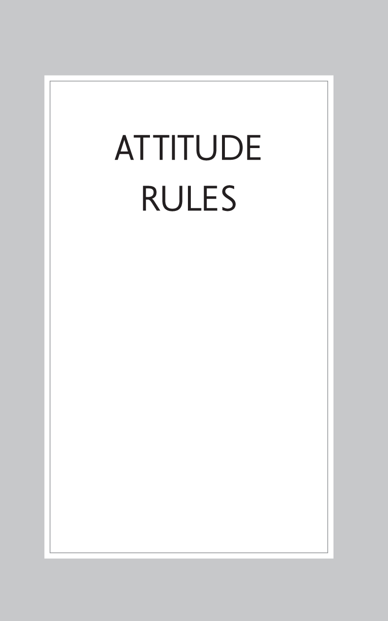 ATTITUDE RULES