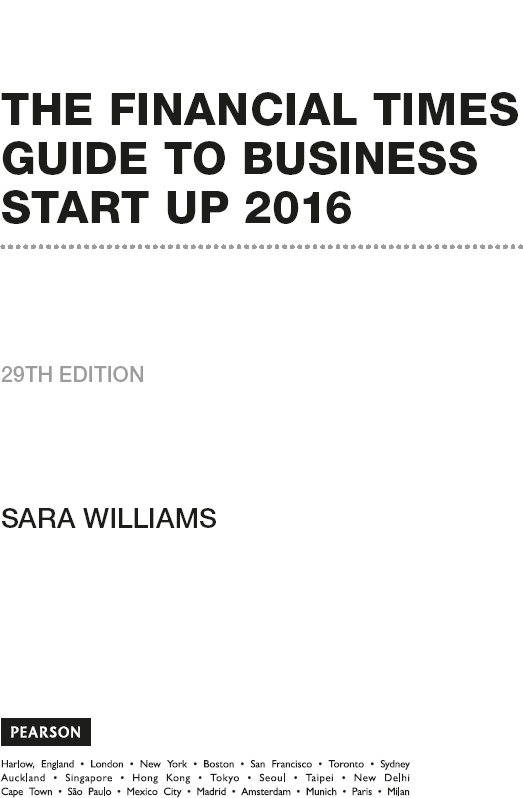 The Financial Times Guide to Business Start Up 2016
