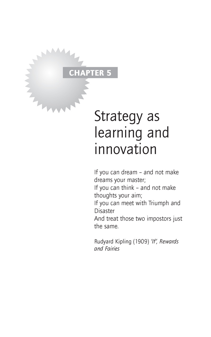 Strategy as Learning and Innovation
