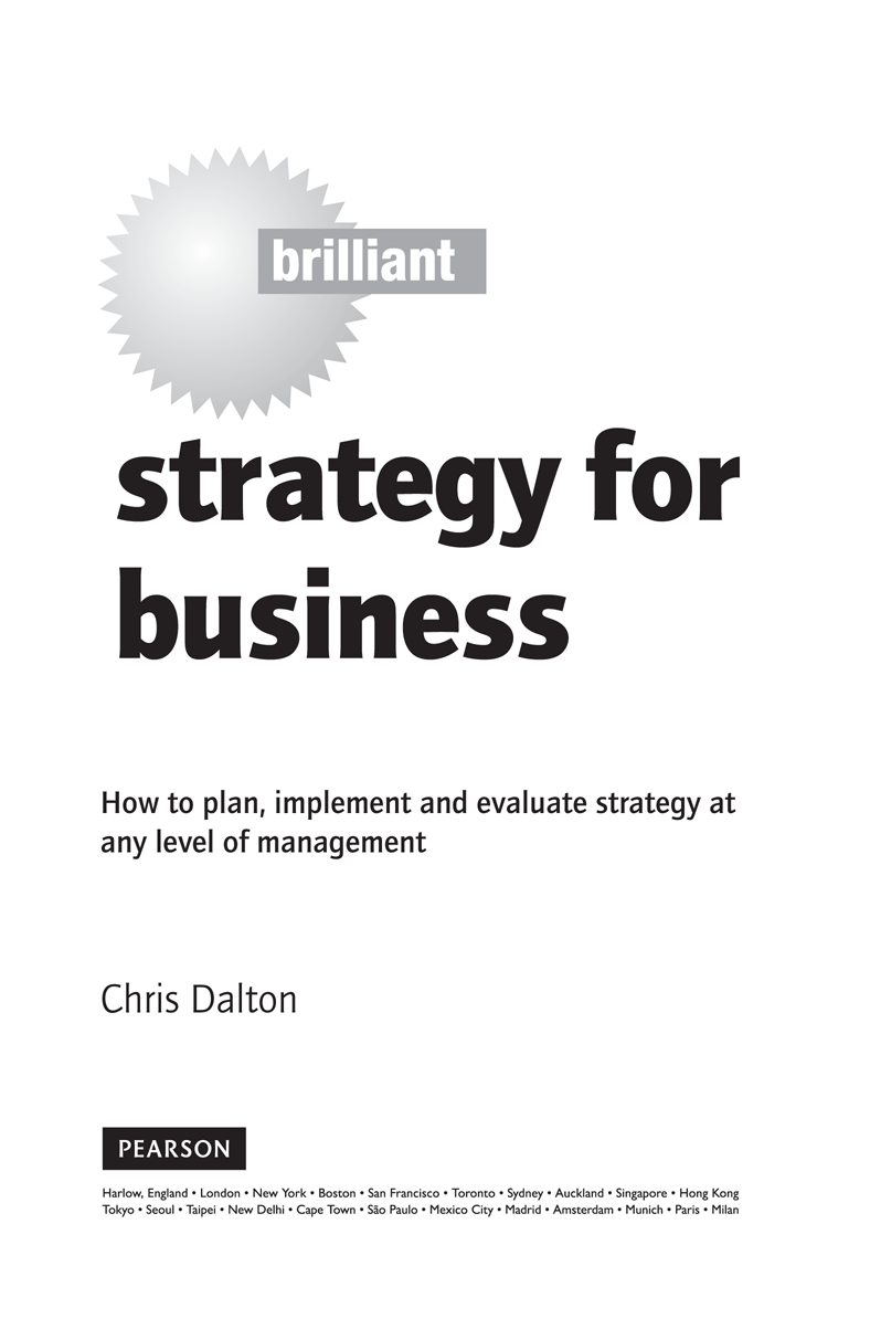 Strategy for business