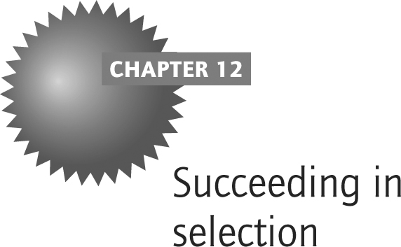 Succeeding in selection