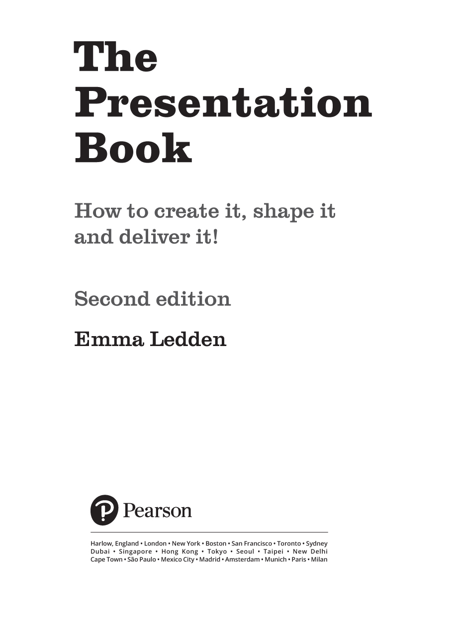 The Presentation Book
