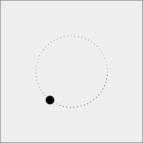 Moving an object in a circle
