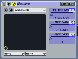 Ableton Live with MASSIVE