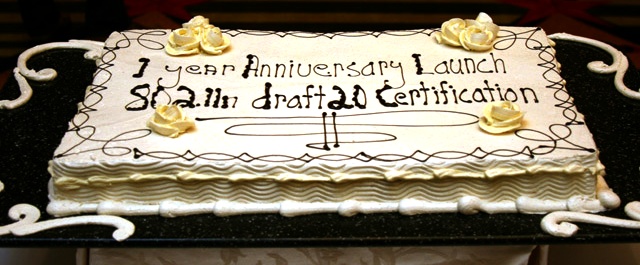 802.11n draft 2.0 celebration cake