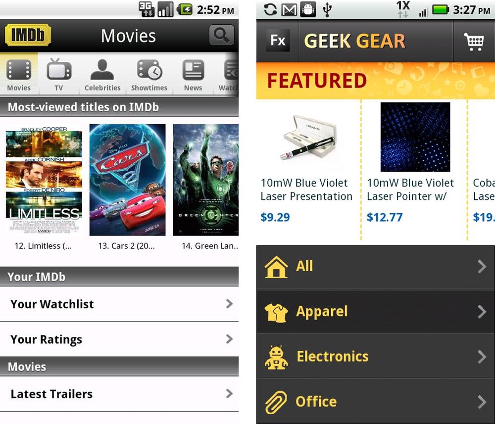 IMDB and Adobe Flex 4.5 Showcase App