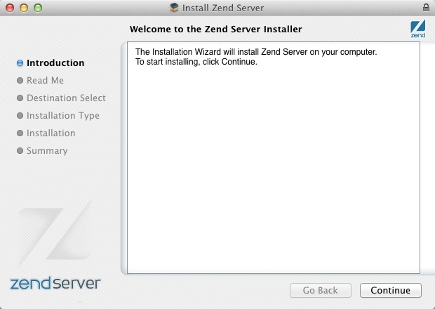 The Zend Server Installer
