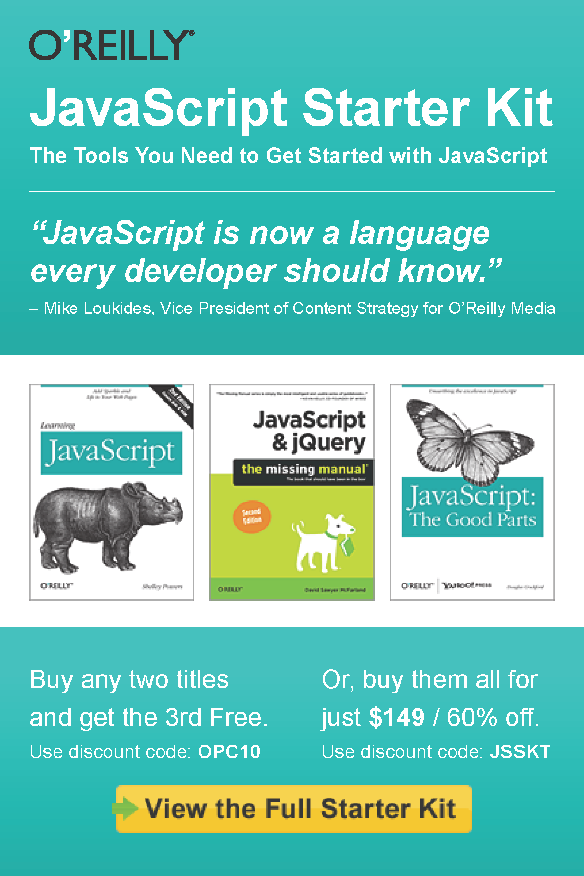 JavaScript Starter Kit 2012 ad