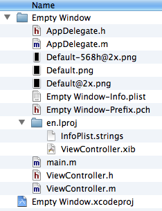 The project folder