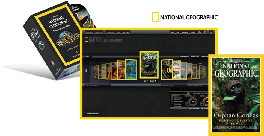 National Geographic brings its strong brand consistency to its software products.