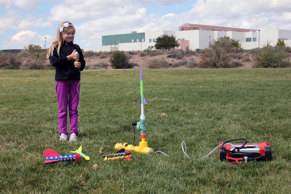 Compressed air rockets are fast and easy to build, and appropriate for all ages.