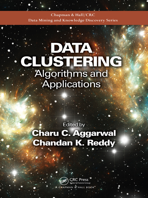 Data Clustering: Algorithms and Applications: cover image