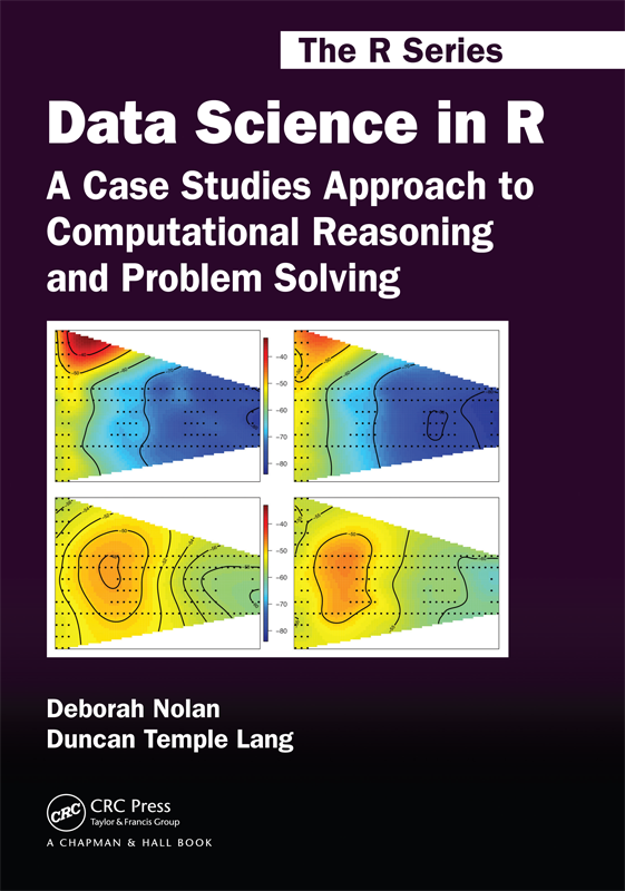Data Science in R: A Case Studies Approach to Computational Reasoning and Problem Solving: cover image