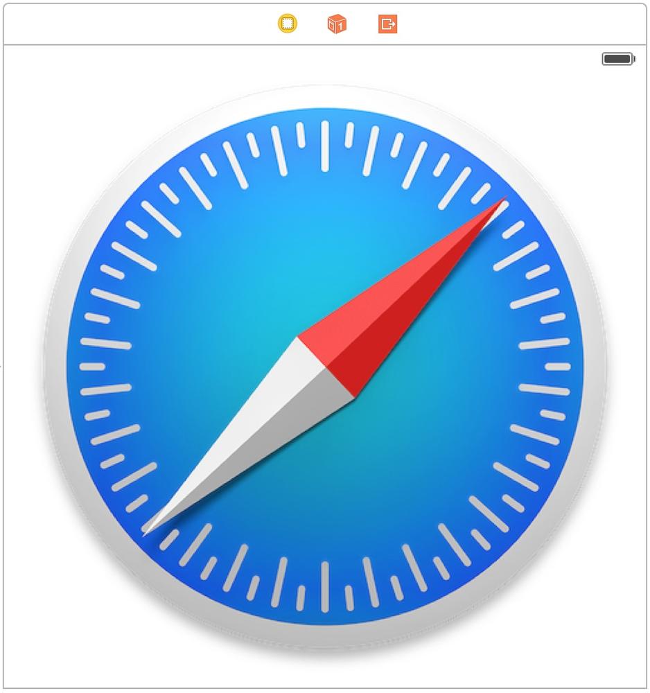 View controller with Safari’s icon on it