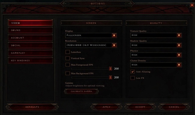 Diablo video options. The menu has some options that not many people (even âpower usersâ) understand, let alone can explain.