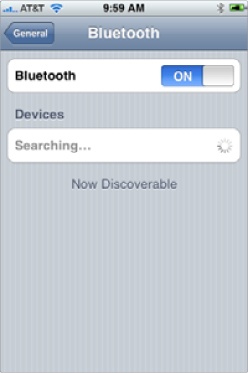 The Bluetooth Screen