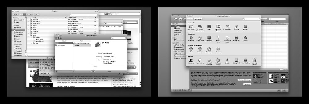 Cramming too many program windows on a virtual Desktop can give it a cluttered look.