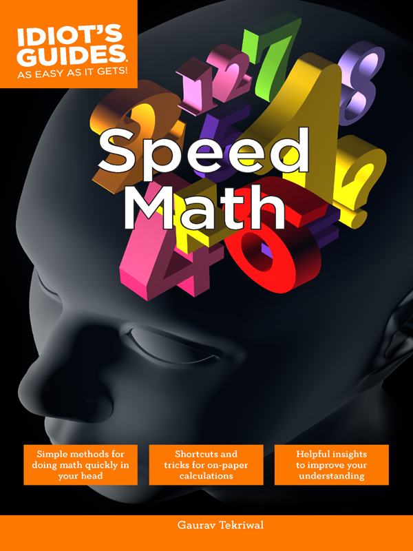 Cover image for Idiot’s Guides®: Speed Math