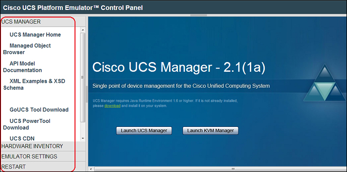 Using Cisco UCSPE