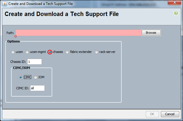 Creating a tech-support file