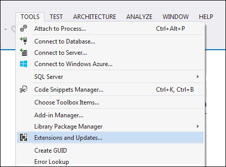 Checking for Visual Studio updates