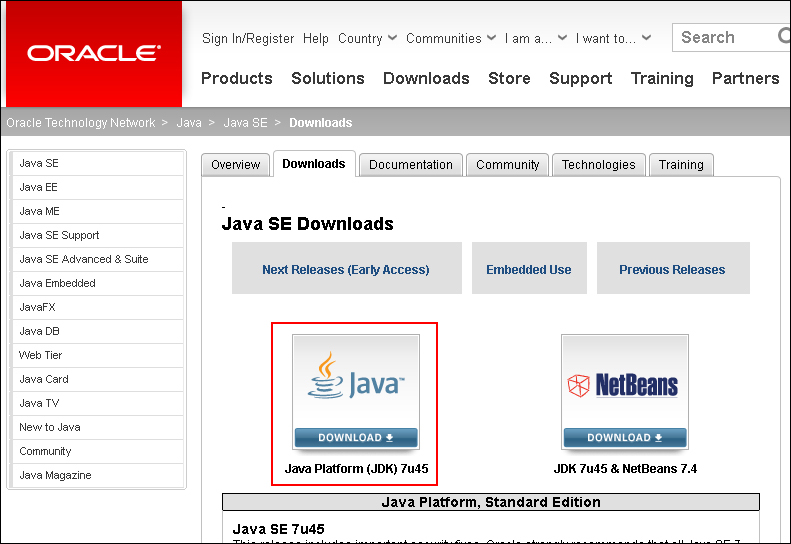 Installing the Java SE Development Kit (JDK)