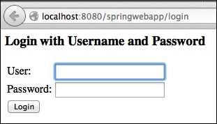 Authenticating users using the default login page